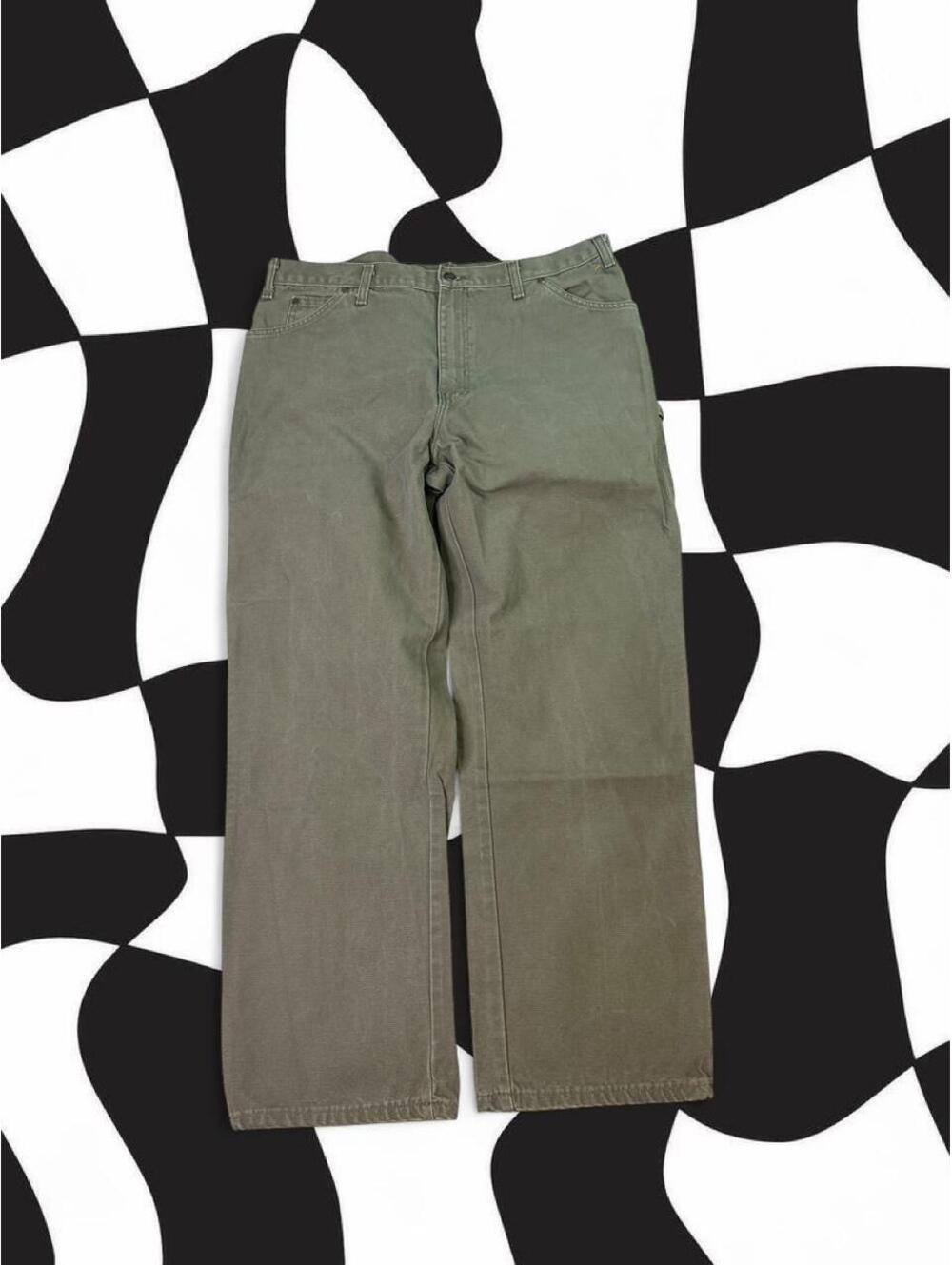 Dickies Carpenter olive Pants Mens - Picture 2 of 5